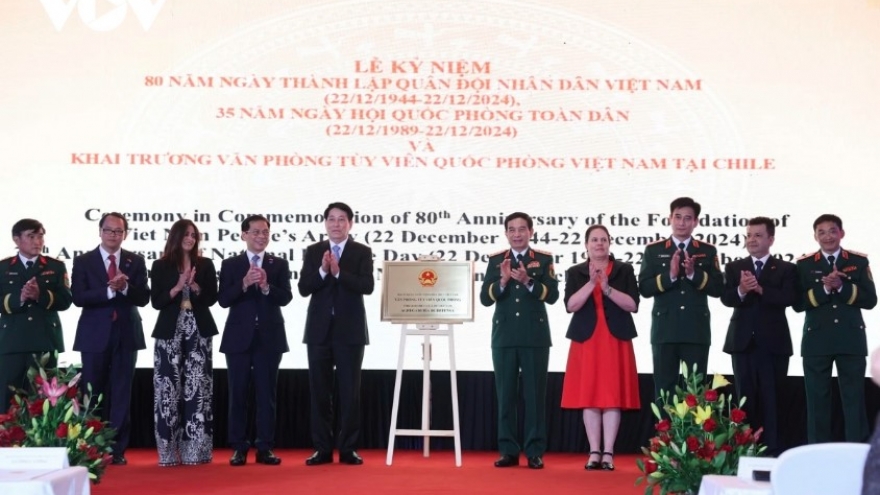 President attends opening of Vietnam Defence Attaché Office in Chile